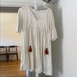Zara Spain cream dress!